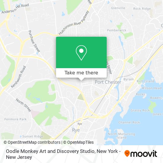 Oodle Monkey Art and Discovery Studio map