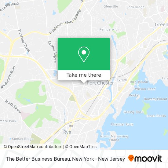 The Better Business Bureau map