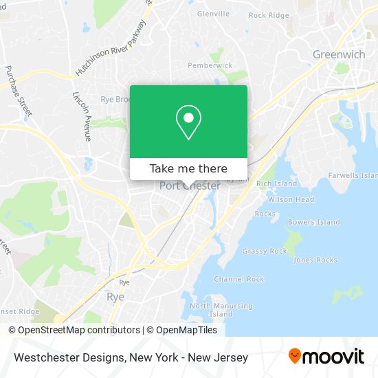 Westchester Designs map