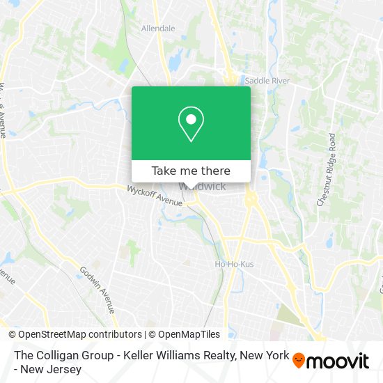 Mapa de The Colligan Group - Keller Williams Realty