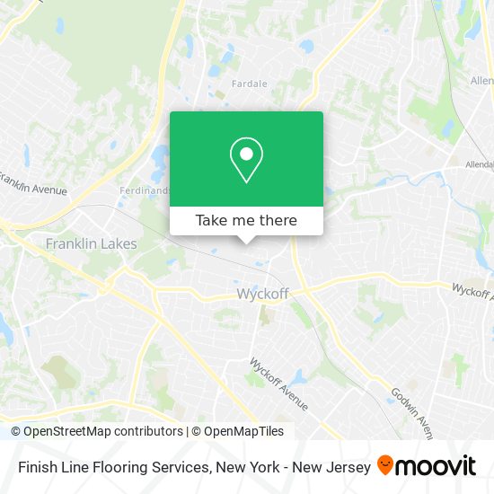 Finish Line Flooring Services map