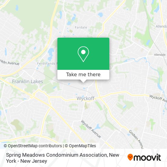 Mapa de Spring Meadows Condominium Association