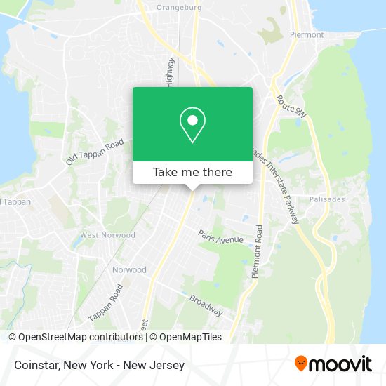 Coinstar map