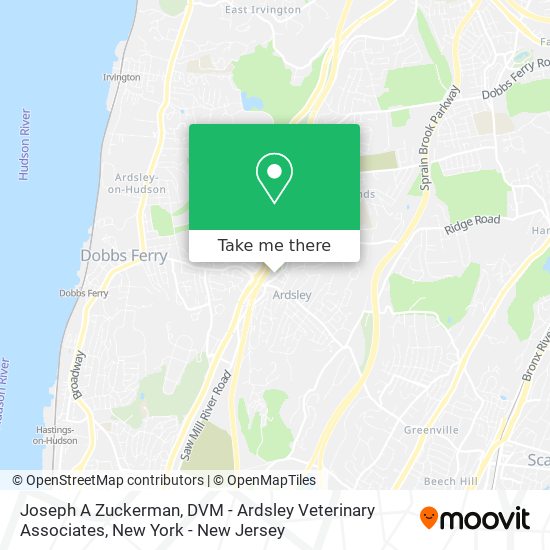 Joseph A Zuckerman, DVM - Ardsley Veterinary Associates map