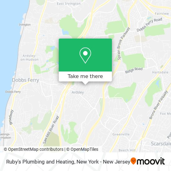 Mapa de Ruby's Plumbing and Heating