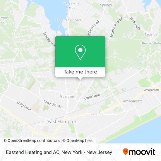 Eastend Heating and AC map