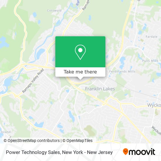 Power Technology Sales map