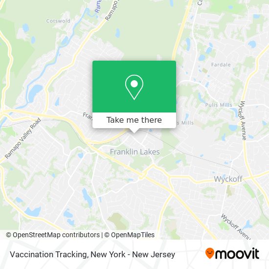 Vaccination Tracking map