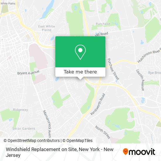 Mapa de Windshield Replacement on Site