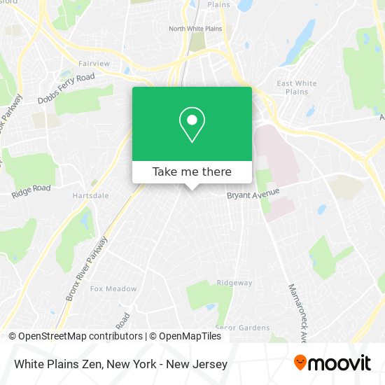 Mapa de White Plains Zen