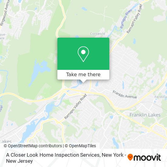 A Closer Look Home Inspection Services map