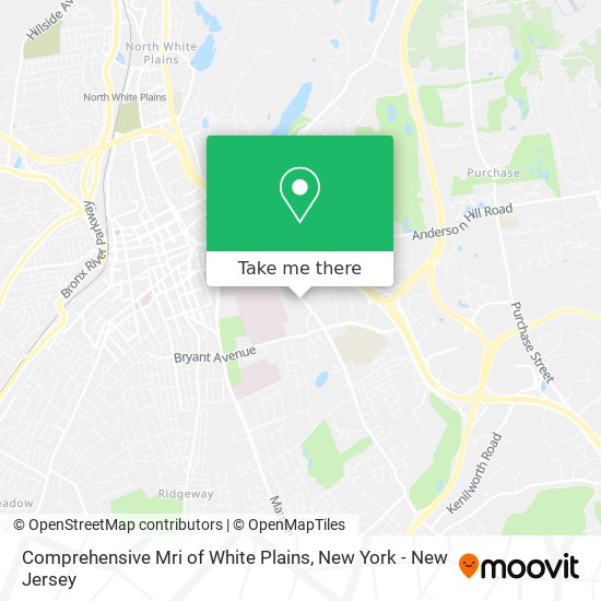 Comprehensive Mri of White Plains map