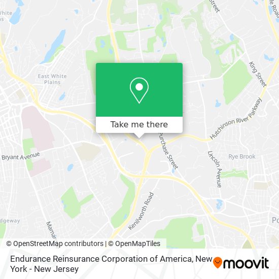 Endurance Reinsurance Corporation of America map