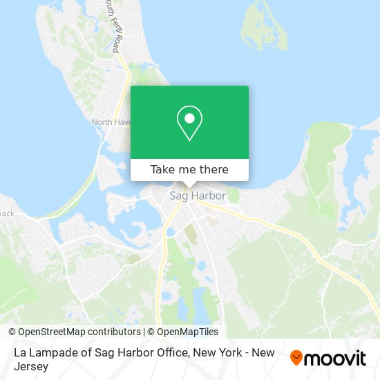 Mapa de La Lampade of Sag Harbor Office