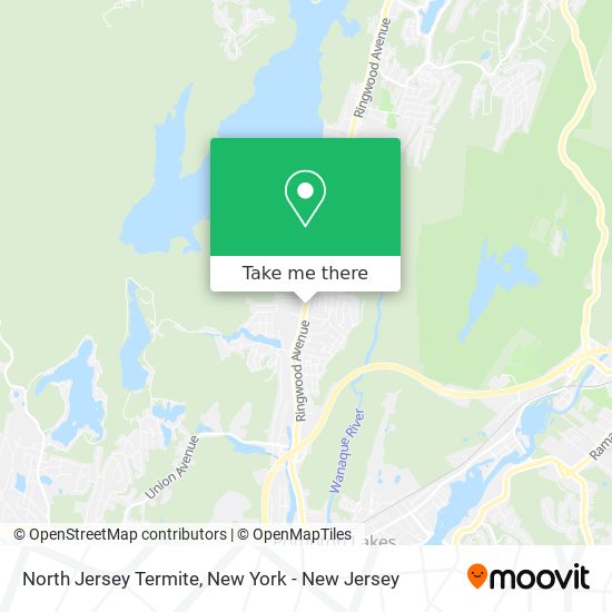 North Jersey Termite map