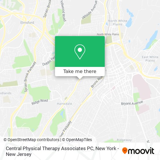 Central Physical Therapy Associates PC map