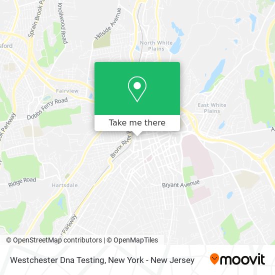 Mapa de Westchester Dna Testing