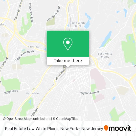 Real Estate Law White Plains map