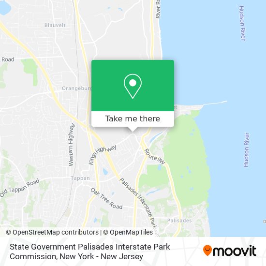 State Government Palisades Interstate Park Commission map