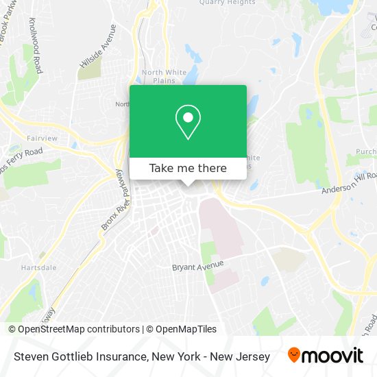 Mapa de Steven Gottlieb Insurance