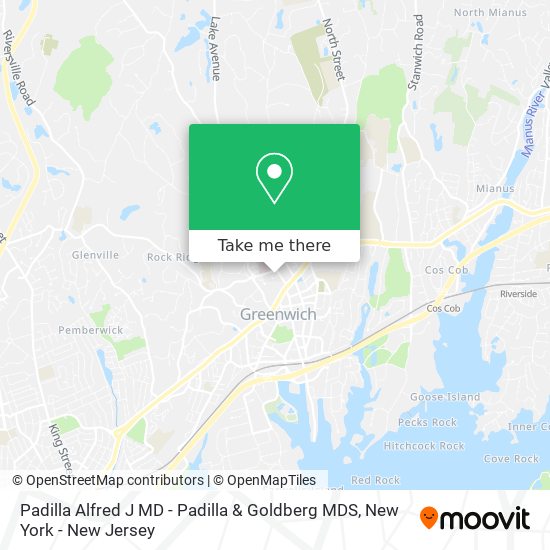 Mapa de Padilla Alfred J MD - Padilla & Goldberg MDS