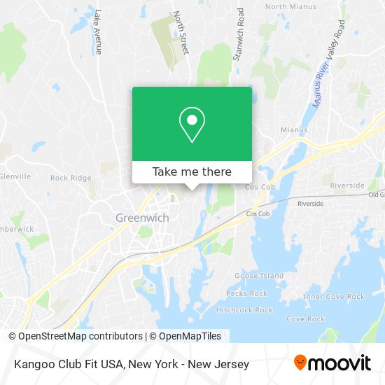 Kangoo Club Fit USA map