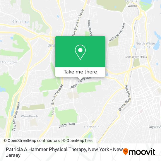 Patricia A Hammer Physical Therapy map