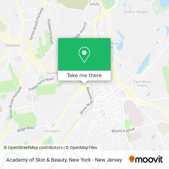 Mapa de Academy of Skin & Beauty