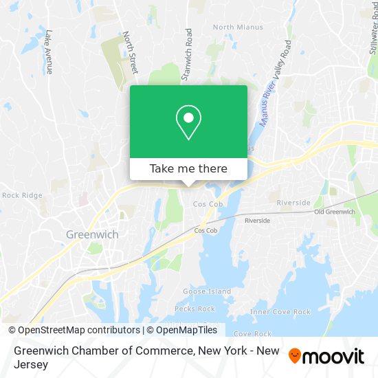 Greenwich Chamber of Commerce map