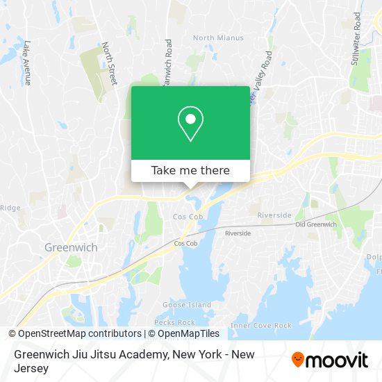 Greenwich Jiu Jitsu Academy map