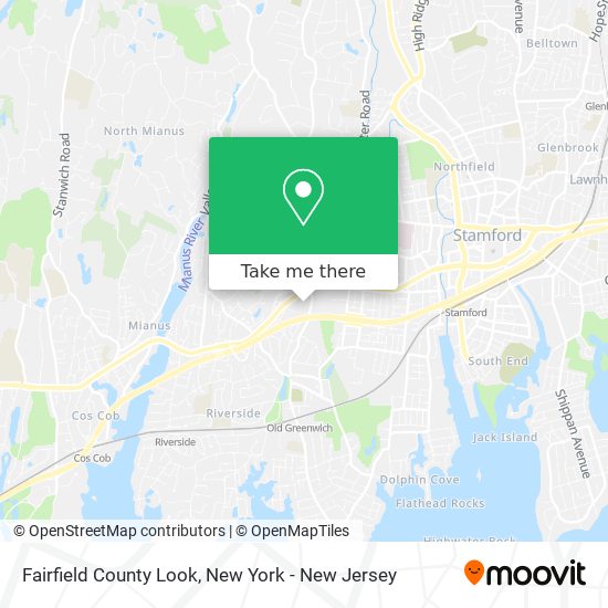 Mapa de Fairfield County Look