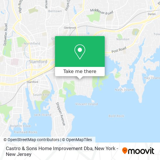 Mapa de Castro & Sons Home Improvement Dba