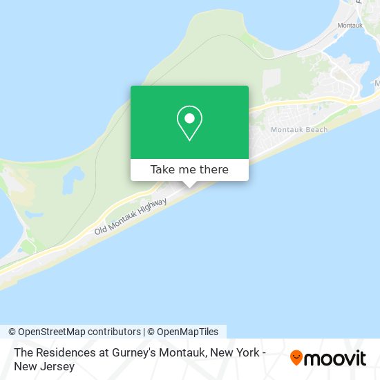 Mapa de The Residences at Gurney's Montauk