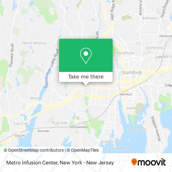 Mapa de Metro Infusion Center