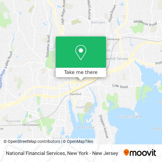 National Financial Services map
