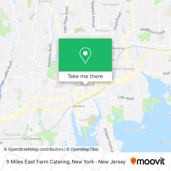 9 Miles East Farm Catering map