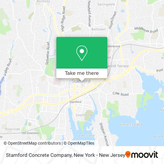 Stamford Concrete Company map