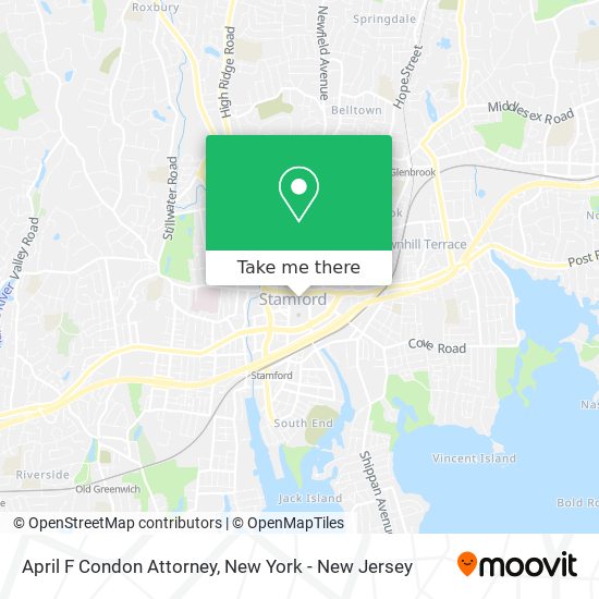 April F Condon Attorney map