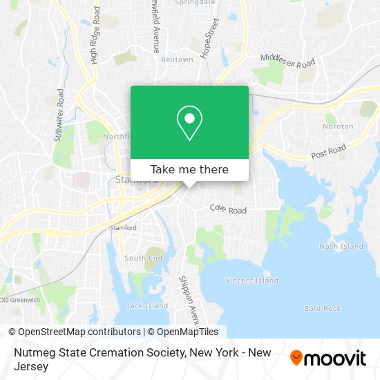 Nutmeg State Cremation Society map