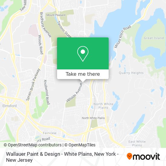 Wallauer Paint & Design - White Plains map