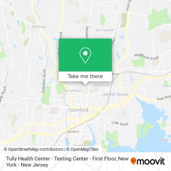 Tully Health Center - Testing Center - First Floor map