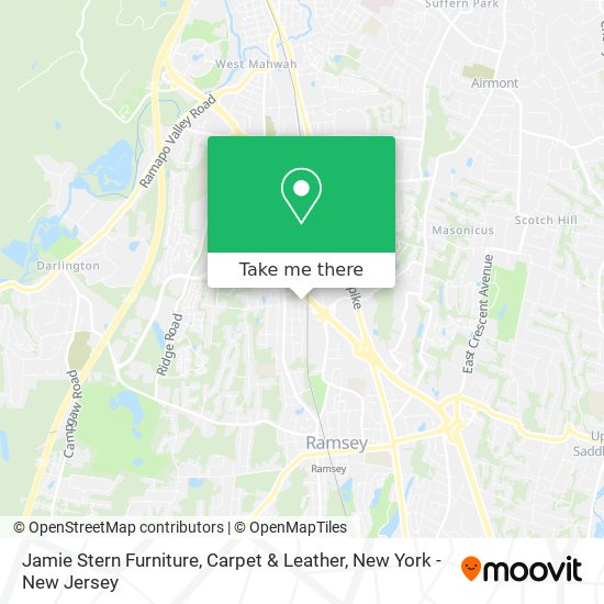 Jamie Stern Furniture, Carpet & Leather map