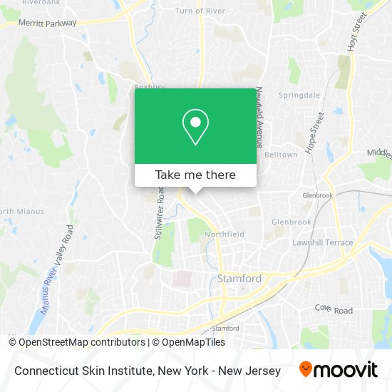 Mapa de Connecticut Skin Institute