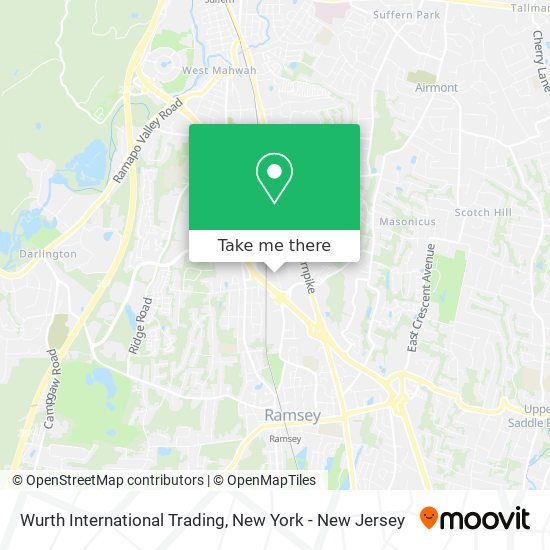 Wurth International Trading map