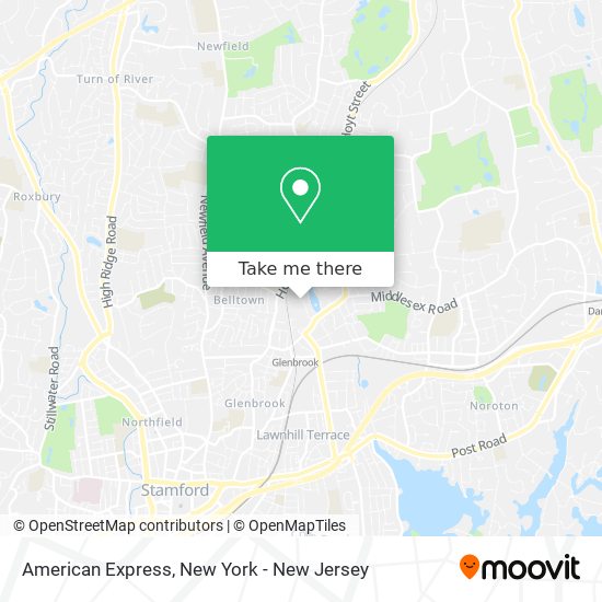 American Express map