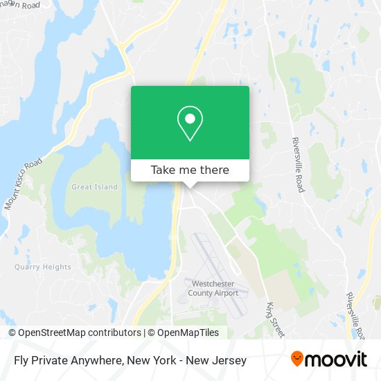 Fly Private Anywhere map