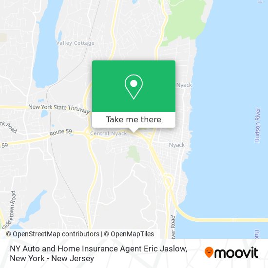 NY Auto and Home Insurance Agent Eric Jaslow map