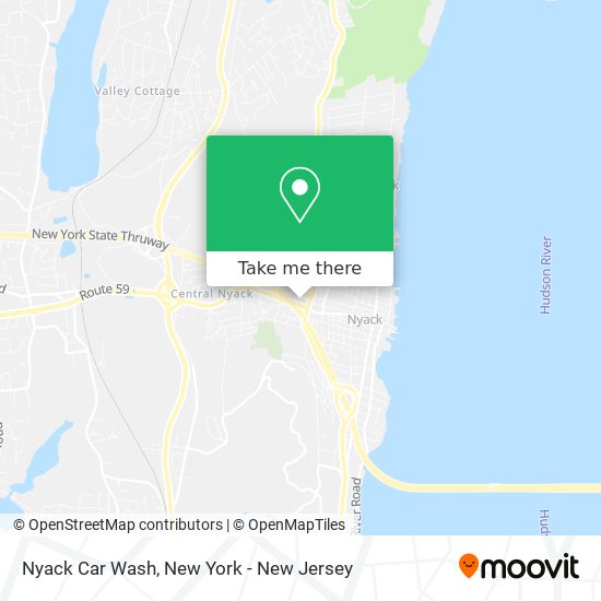 Mapa de Nyack Car Wash