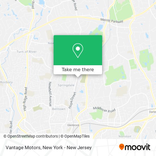 Vantage Motors map