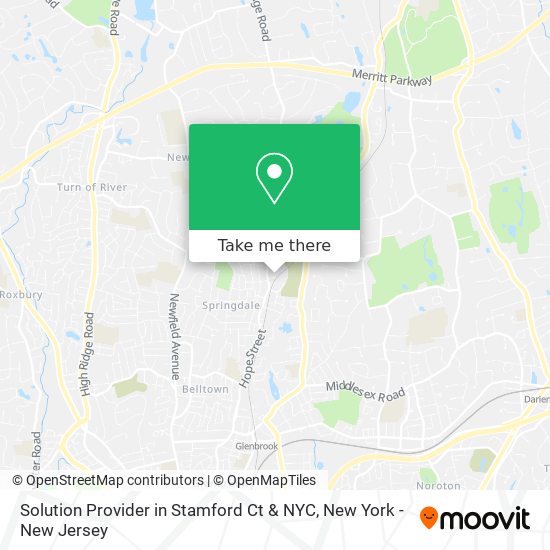 Mapa de Solution Provider in Stamford Ct & NYC